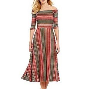 Chelsea & Violet southwest off-shoulder dress